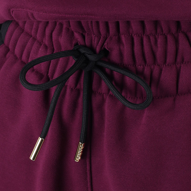 женские фиолетовые брюки Jordan Paris Saint-Germain Fleece Pants CU5299-610 - цена, описание, фото 2